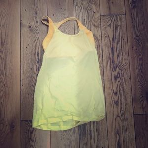 Lululemon Tank too with built in bra